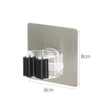 porte balai adhésif multifonction couleur gris bleu vert beige moderne pratique organisation cuisine salle