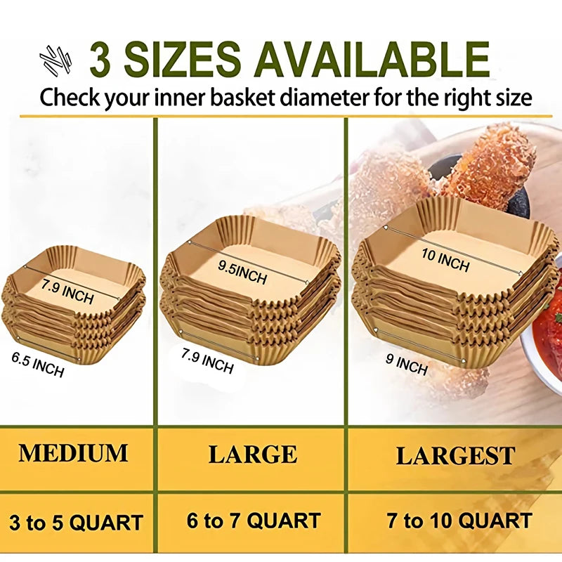 tapis cuisson papier kraft marron plissé adhésif friteuse air cuisine