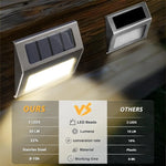 lampe solaire murale led argentée ip44 moderne autonome contrôle tactile
