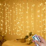 guirlande lumineuse noël led blanc chaud filament moderne télécommande modes decoration mariage fête maison