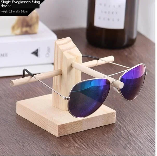 présentoir bois rangement lunettes soleil violet gris noir classique respectueux environnement