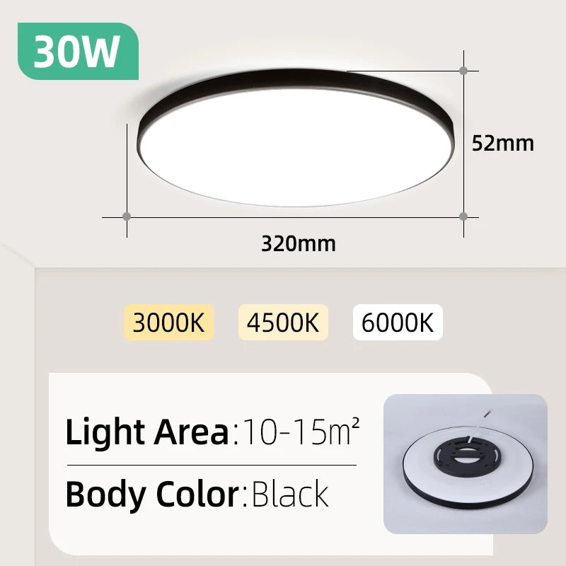 lampe led moderne blanc doré ajustement trichromatique économie énergie
