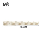 porte sacs mural gris moderne crochets fixations objets accrochés serviettes sacs