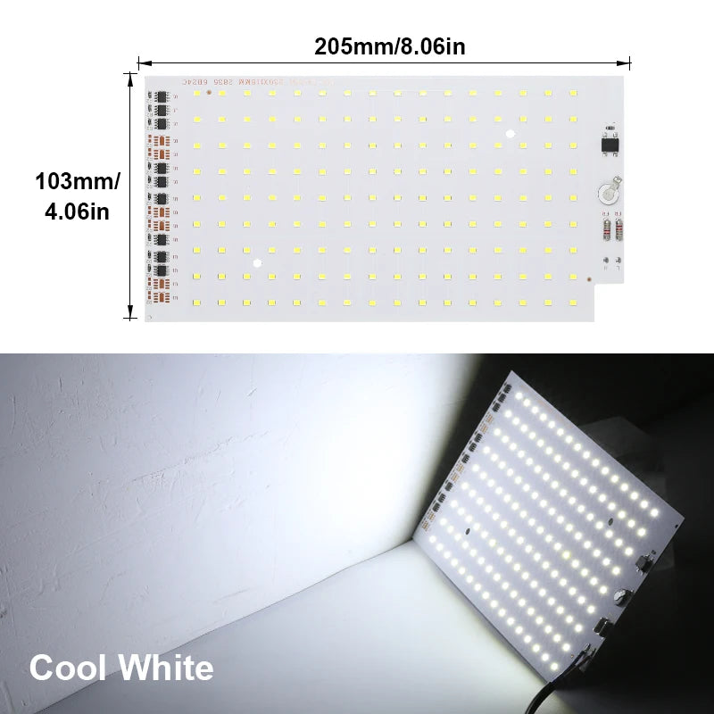 ampoule led 100w 150w 50w extérieure projecteur floodlight spot moderne connecteurs