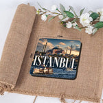 aimants réfrigérateur paysage urbain istanbul multicolore moderne décoration murale