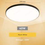lampe led blanc moderne interrupteur télécommande 230mm 270mm 370mm