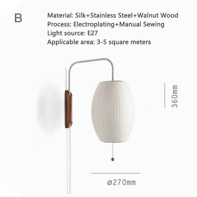 lampe murale moderne blanc rayures horizontales fixation câble interrupteur éclairage quotidien
