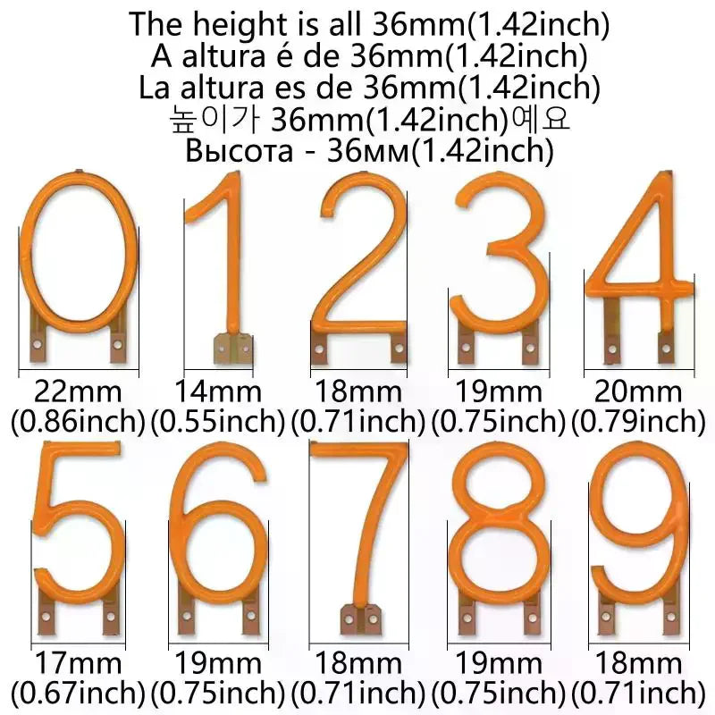 numéros lumineux orange clips câbles modernes diy décoration fêtes led filaments