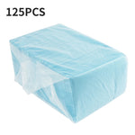 serviettes jetables rose violet blanc rayées modernes manucure outils scies taille grande