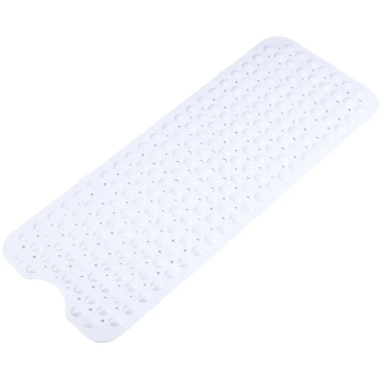 tapis bain antidérapant 40x100cm bleu clair rose pâle blanc noir moderne perforations adhésif salle