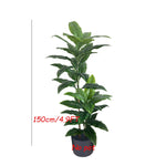 plantes artificielles bananier grandes feuilles vert modernes décoration intérieure hawaienne shop