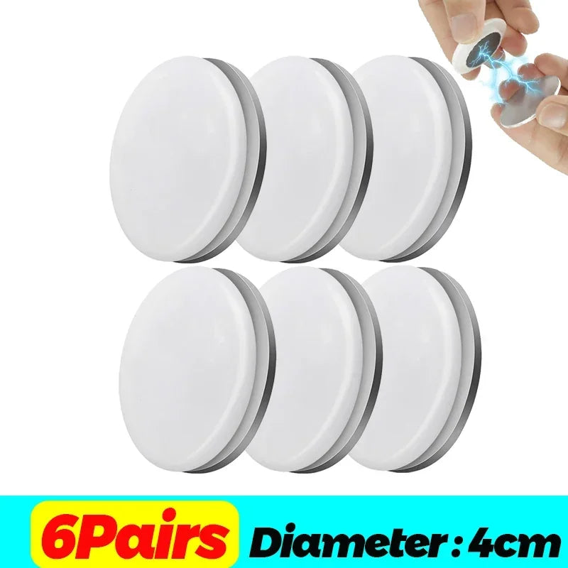 poids magnétiques rideau douche blanc gris moderne adhésif 10 paires 25cm 4cm
