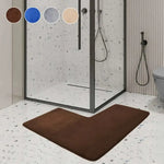 tapis gris doux moderne uni imperméable résistant corrosion salon chambre coucher