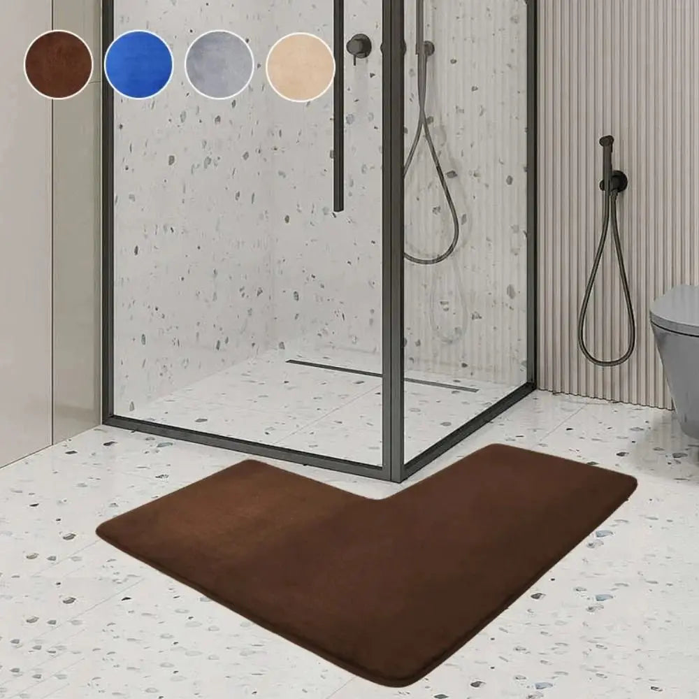 tapis gris doux moderne uni imperméable résistant corrosion salon chambre coucher