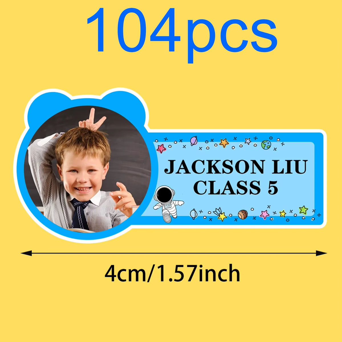 étiquettes personnalisables adhésives enfants couleurs bleu rose vert violet motifs floraux modernes textes personnalisables
