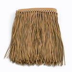 franges simili cuir noir boho chic métalliques décoration textile maisonFRINGEDECORATIVE
