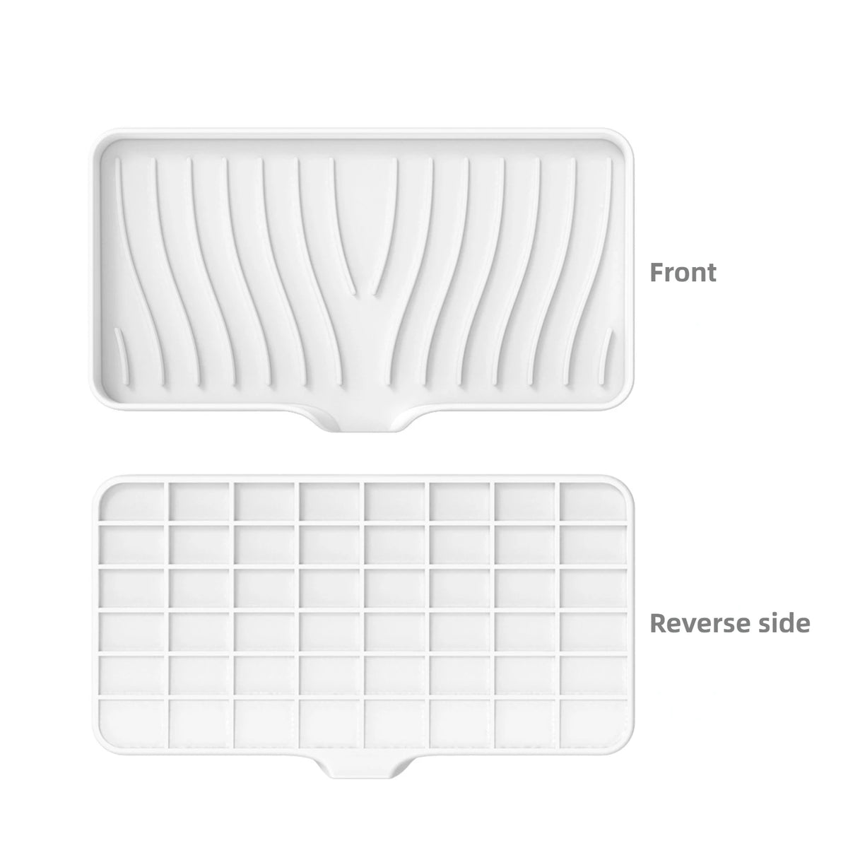 support savon silicone rayures ondulées gris noir vert moderne pratique
