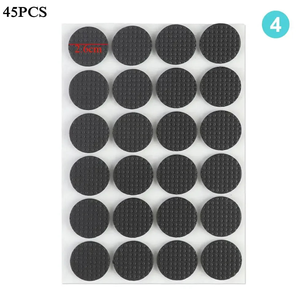 protecteurs sol adhésifs mousse eva tissu géométrique noir marron blanc anti glisse rond carré