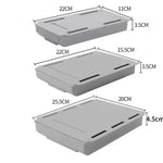 boîte rangement tiroir adhésive blanche moderne organisateur imperméable plastique