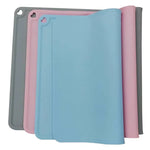 tapis silicone imperméable antidérapant rose bleu clair gris moderne fácil nettoyer yoga chiens