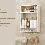 rangement mural blanc moderne étagères cosmétiques toilettieracks adhésif bouteilles serviettes organizer kitchen shelves respectueux