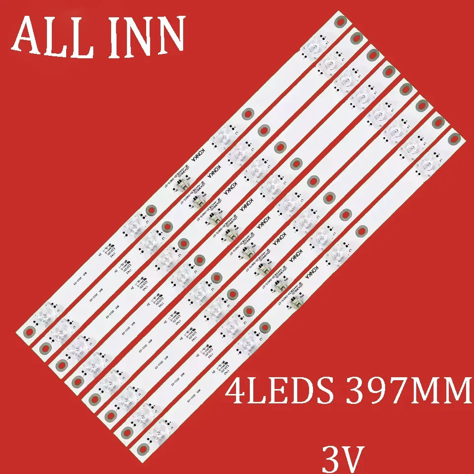 barrette lumineuse led diodes 397mm blanc rouge industrielle fixations électriques