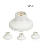 supports lampe led socle céramique noir blanc modernes adhésifs vintages compatibles e27