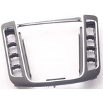 pièce auto console centrale cadre levier vitesse noir gris argent chromé moderne