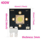 Module LED 400W 60000LM noir jaune gris 30 diodes 8000K 45x60mm électronique industrielle