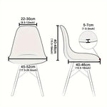 housse chaise extensible tissu motifs géométriques moderne vert gris noir festive mariage banquet