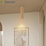 plafonniers led modernes pierre bois minimaliste éclairage quotidien interrupteur bouton couleurs lumière 3000k neutre