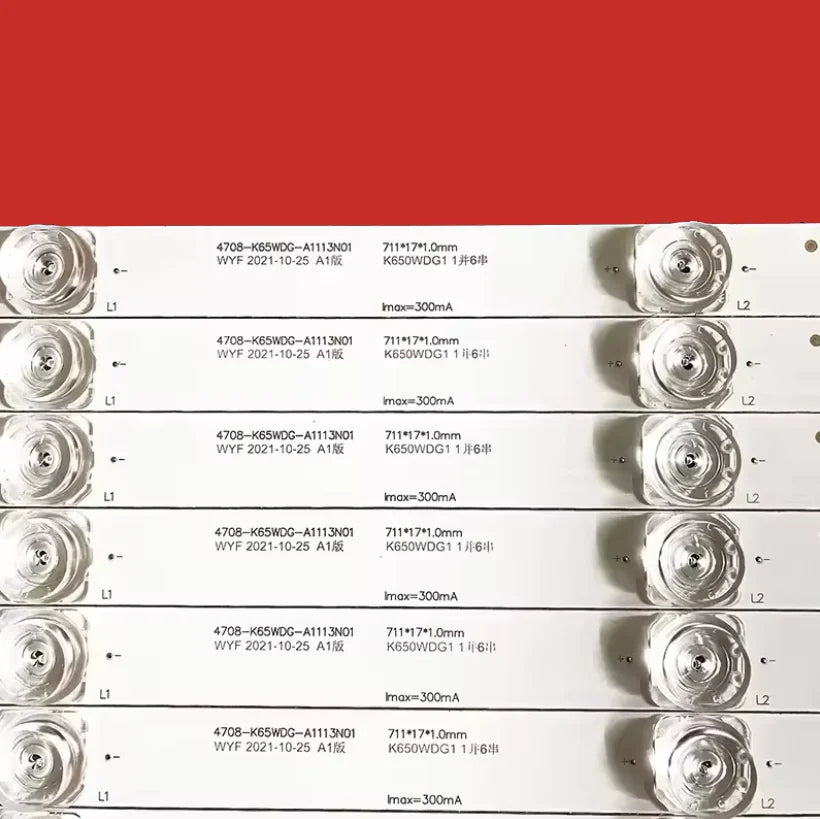 bande led 6v lampes 710mm blanc moderne téléviseur rétroéclairage
