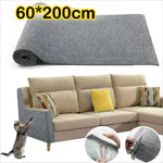 tapis protection meubles adhésif gris texture tissée moderne 60x200cm anti griffures chat