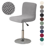 housse chaise tissu motifs géométriques gris clair moderne réglable four seasons