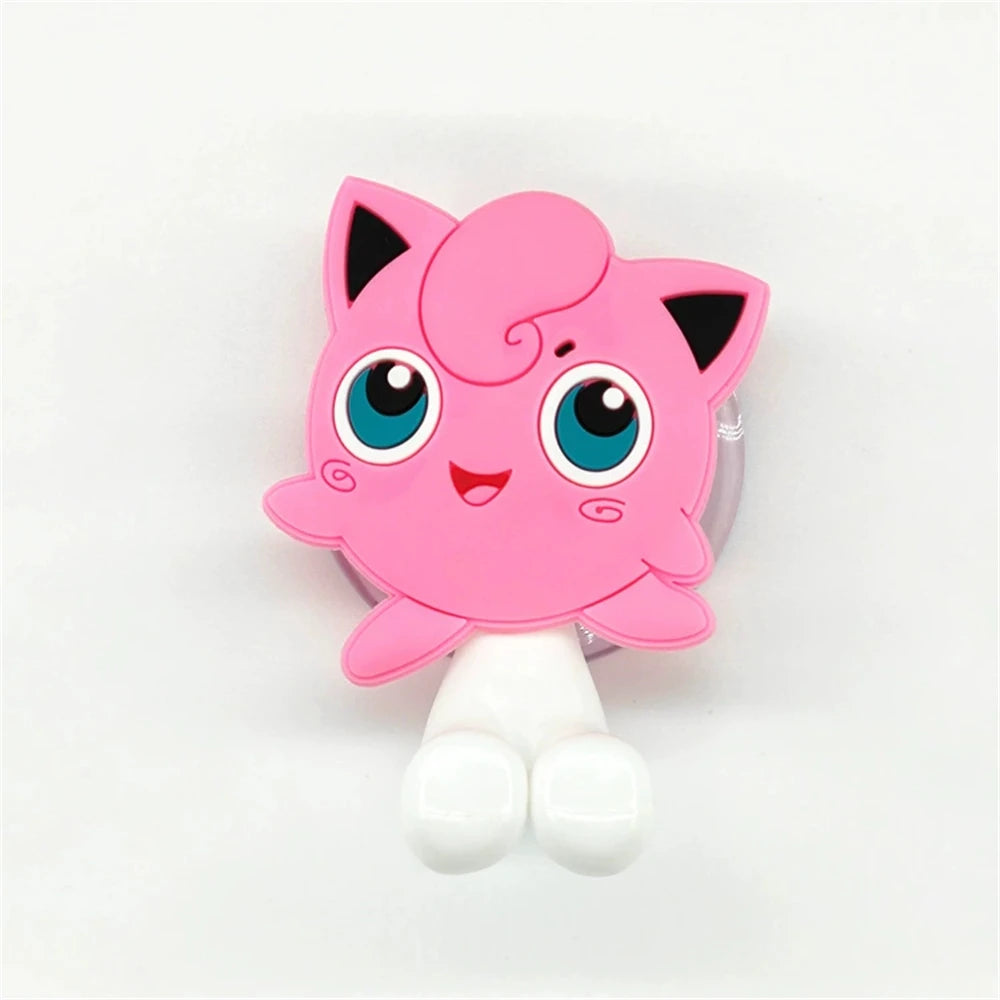 porte brosse dents murale pokemon pikachu squirtle bulbasaur ventouse salle bain