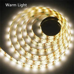 ruban led blanc 60 led flexible usb décoration chambre moderne clips