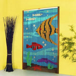 rideau métal personnalisable porte moderne argenté noir doré orangé rouge bleu vert marron animaux