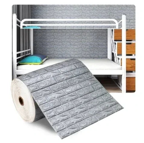 papier peint autocollant brique blanc moderne résistant humidité cuisine chambre aînés