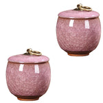 pots thé céramique texture craquelée anneau doré couvercle classique vert bleu rose marron clair
