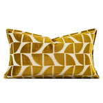 housse coussin jacquard géométrique or blanc moderne décoration canapé chaise maison carré polyester