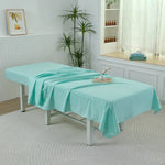 nappe table massage noir tissu uni minimaliste professionnelle 60x185cm aspect lisse sans trous