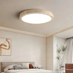 plafonnier led moderne minimaliste beige gris fixé surface tactile