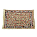 tapis turc ornements floraux motifs géométriques classique tapisserie miniature décoration intérieure tissu accessoire poupée