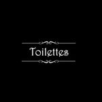 autocollants vinyle salle bain toilettes personnages minimalistes adhésifs salle bains décorations textes icones personnes