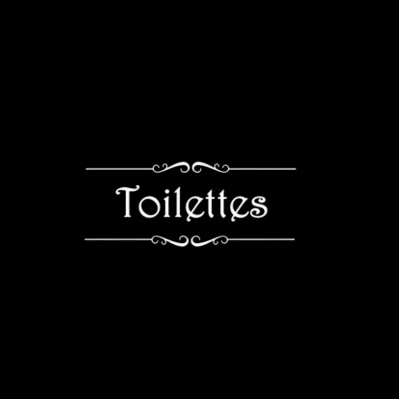 autocollants vinyle salle bain toilettes personnages minimalistes adhésifs salle bains décorations textes icones personnes