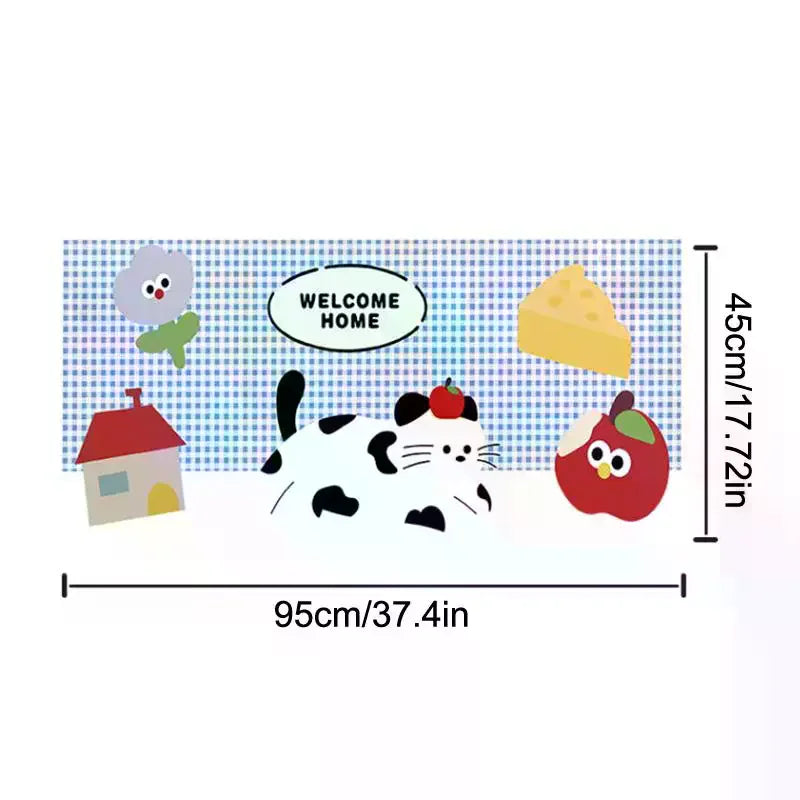 rideau fenetre decoration enfantine motifs animaux pois kawaii ludique suspension facile