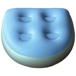coussin bain gonflable bleu noir or moderne rond lisse injection eau respectueux environnement