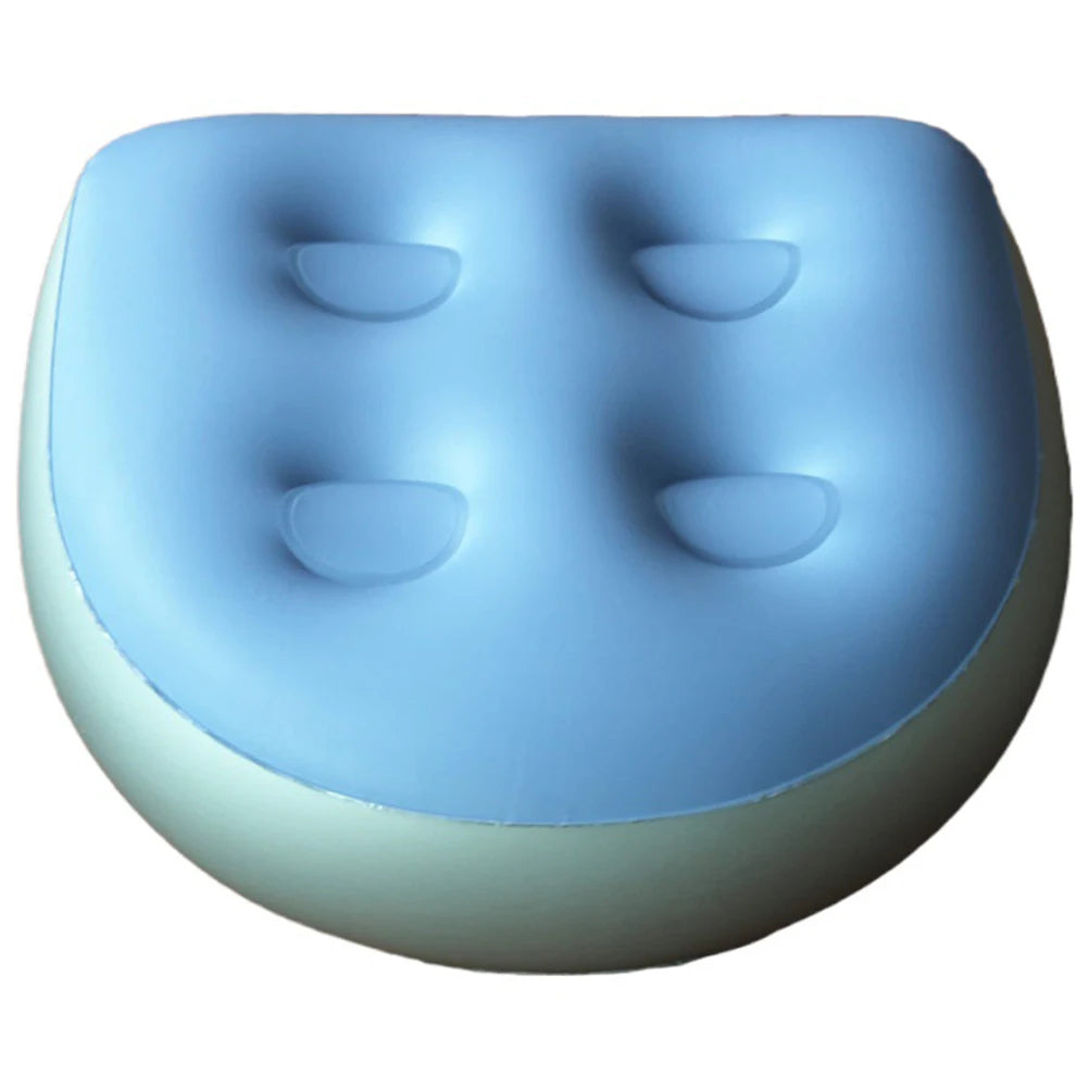 coussin bain gonflable bleu noir or moderne rond lisse injection eau respectueux environnement