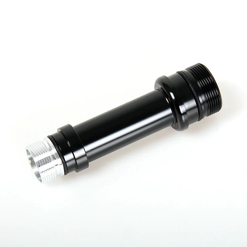 lampe torche noire moderne lisse sans fixation rechargeable flashlight đèn pinched off at 14