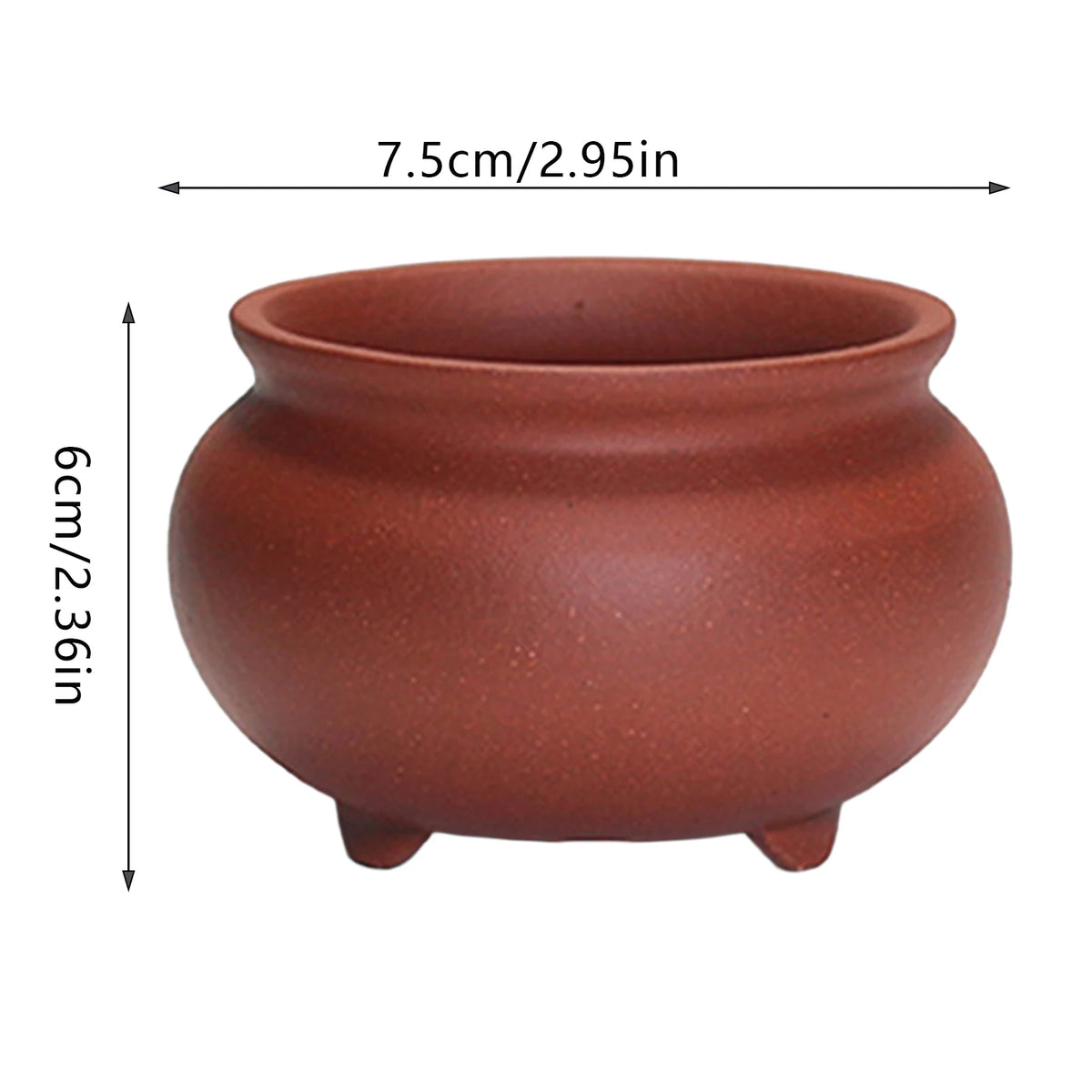 pots céramique succulentes bleu brun texture grès brillante intérieur extérieur classique minimaliste